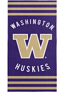 Washington Huskies Stripes Beach Towel