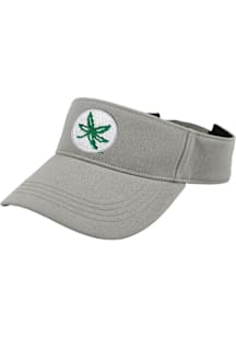 LogoFit Ohio State Buckeyes Mens Ash Slice Adjustable Visor