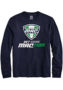 Summit Sportswear MAC Navy Blue Primary Logo over wordmark Long Sleeve T Shirt