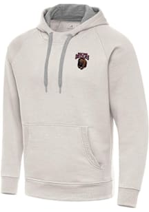 Antigua Montana Grizzlies Mens White Victory Long Sleeve Hoodie
