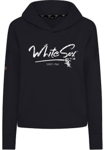 Levelwear Chicago White Sox Womens Black Sweet Express Hooded Sweatshirt