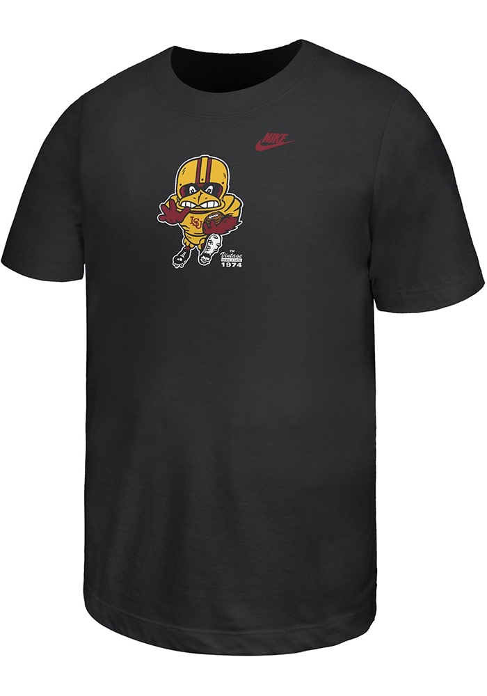 Nike Iowa State Cyclones Youth BLACK Vault Football Short