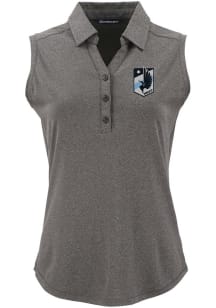 Cutter and Buck Minnesota United FC Womens Black Forge Eco Polo Shirt