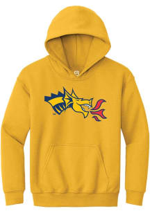 Youth Drexel Dragons Gold Summit Sportswear Alt Logo Secondary Long Sleeve Hooded Sweatshirt