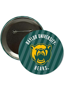 Baylor Bears 3" Stripes Button - Green