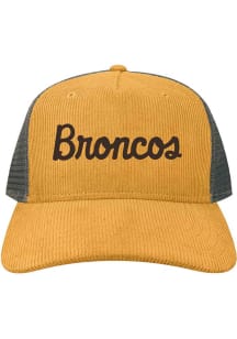 Western Michigan Broncos Gold Roadie Corduroy Adjustable Hat