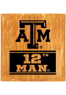 Texas A&amp;M Aggies Barrel Stave Slogan Coaster