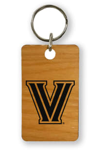 Villanova Wildcats Alder Wood 1.5x2.5 Laser Etched Keychain