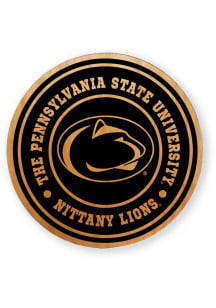Penn State Nittany Lions Alder Wood 2.75 Inch Laser Etched Round Magnet