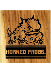 TCU Horned Frogs Barrel Stave Nickname Coaster