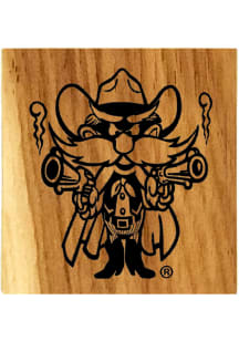 Texas Tech Red Raiders Barrel Stave Mascot Coaster