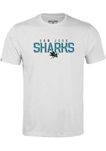 Levelwear San Jose Sharks White Richmond Carve Short Sleeve T Shirt