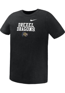 Boys Drexel Dragons Black Nike Legend Short Sleeve T-Shirt