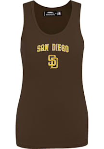 Pro Standard San Diego Padres Womens Brown Classic Tank Top