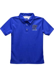 Vive La Fete Grand Valley State Lakers Youth Blue Team Short Sleeve Polo Shirt