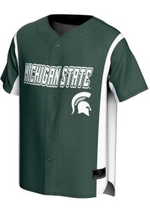 Youth Michigan State Spartans Green ProSphere Rival Design Baseball Jersey Jersey