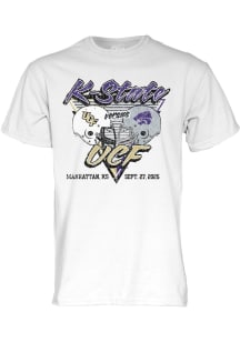 K-State Wildcats Football vs UCF Golden Knights Short Sleeve T Shirt - White