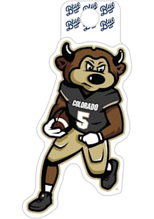 Colorado Buffaloes Juniors Mascot Chip Stickers - Black