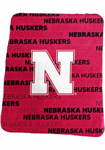 Nebraska Cornhuskers Cardinal Logo Brands Classic design Fleece Blanket