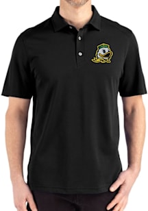 Cutter and Buck Oregon Ducks Black Advantage Refresh Pique Big and Tall Polo