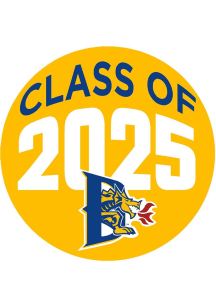 Navy Blue Drexel Dragons 3&quot; Class of 2025 Button