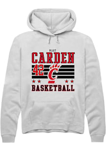 Mary Carden Cincinnati Bearcats Mens White NIL Striped Player Hood
