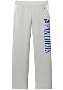 Pitt Panthers Womens Reverse Fleece Grey Sweatpants