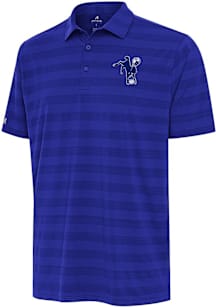 Antigua Indianapolis Colts Mens Blue Classic Tunnel Short Sleeve Polo