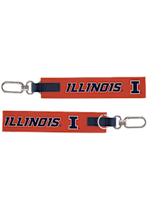 Illinois Fighting Illini Oversized KeyStrap Keychain - Orange