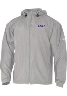Columbia LSU Tigers Mens Grey Prodigy Light Weight Jacket