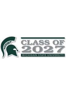 Green Michigan State Spartans 6x2 Class of 2027 Decal