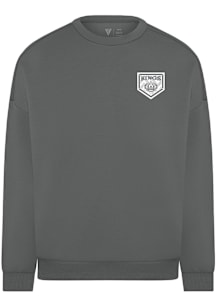 Levelwear Los Angeles Kings Mens Grey Luxe Signature Crew Paragon Long Sleeve Fashion Sweatshirt