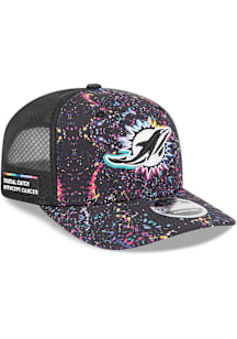 New Era Miami Dolphins Crucial Catch 9SEVENTY Stretch Snap Adjustable Hat - Black