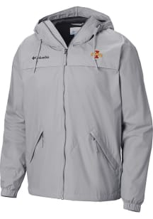 Columbia Iowa State Cyclones Mens Grey Heat Seal Oroville Creek Medium Weight Jacket