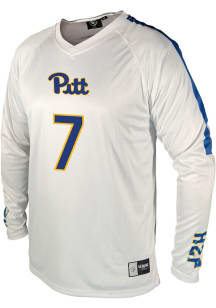 Izzy Masten Genuine Collective Mens White Pitt Panthers NIL Jersey