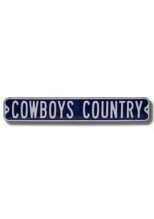 Dallas Cowboys Navy Country Street Sign