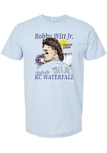 Bobby Witt Jr Kansas City Royals Light Blue KC Waterfall Short Sleeve Fashion Player T Shirt