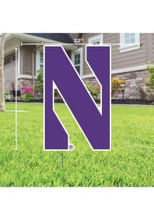 Purple Northwestern Wildcats Team Yard Sign