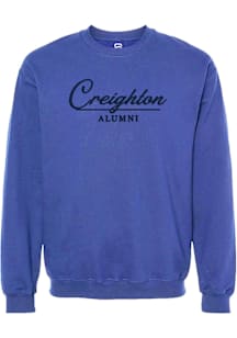 Summit Sportswear Creighton Bluejays Womens Blue Alumni Crew Sweatshirt