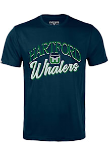 Levelwear Hartford Whalers Navy Blue Richmond Origins Short Sleeve T Shirt