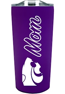 K-State Wildcats 18oz Soft Touch Mom Stainless Steel Tumbler - Purple