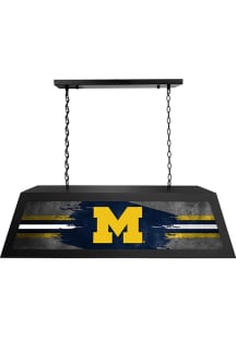 Black Michigan Wolverines Long Billiard Lamp