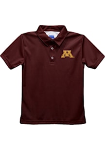 Vive La Fete Minnesota Golden Gophers Youth Maroon Team Short Sleeve Polo Shirt