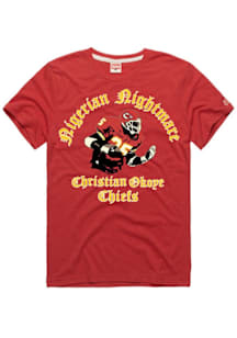 Christian Okoye Kansas City Chiefs Red Nigerian Nightmare Short Sleeve Fashion Player T Shirt