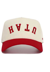 No Rivals Utah Utes Upside Down Adjustable Hat - Natural