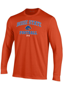 Under Armour Boise State Broncos Orange Football Performance Long Sleeve T Shirt