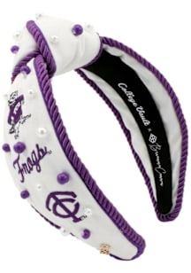 TCU Horned Frogs Vault Beaded Logo Womens Headband
