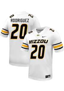 Nicholas Rodriguez  Nike Missouri Tigers White Football NIL Name And Number Football Jersey