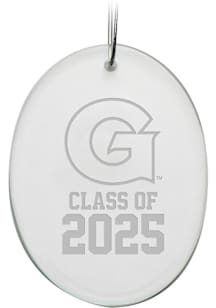 Georgetown Hoyas Class of 2025 Oval Ornament - White