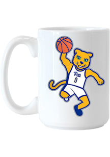 Pitt Panthers Mascot Ceramic Mug - White